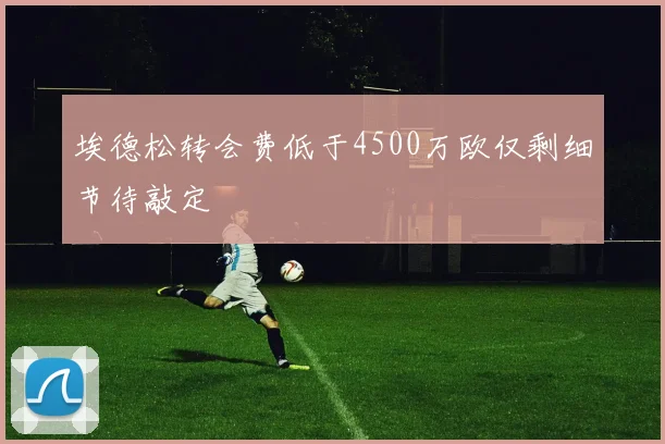 埃德松转会费低于4500万欧仅剩细节待敲定